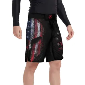 American Jiu Jitsu Grunge Fight Shorts