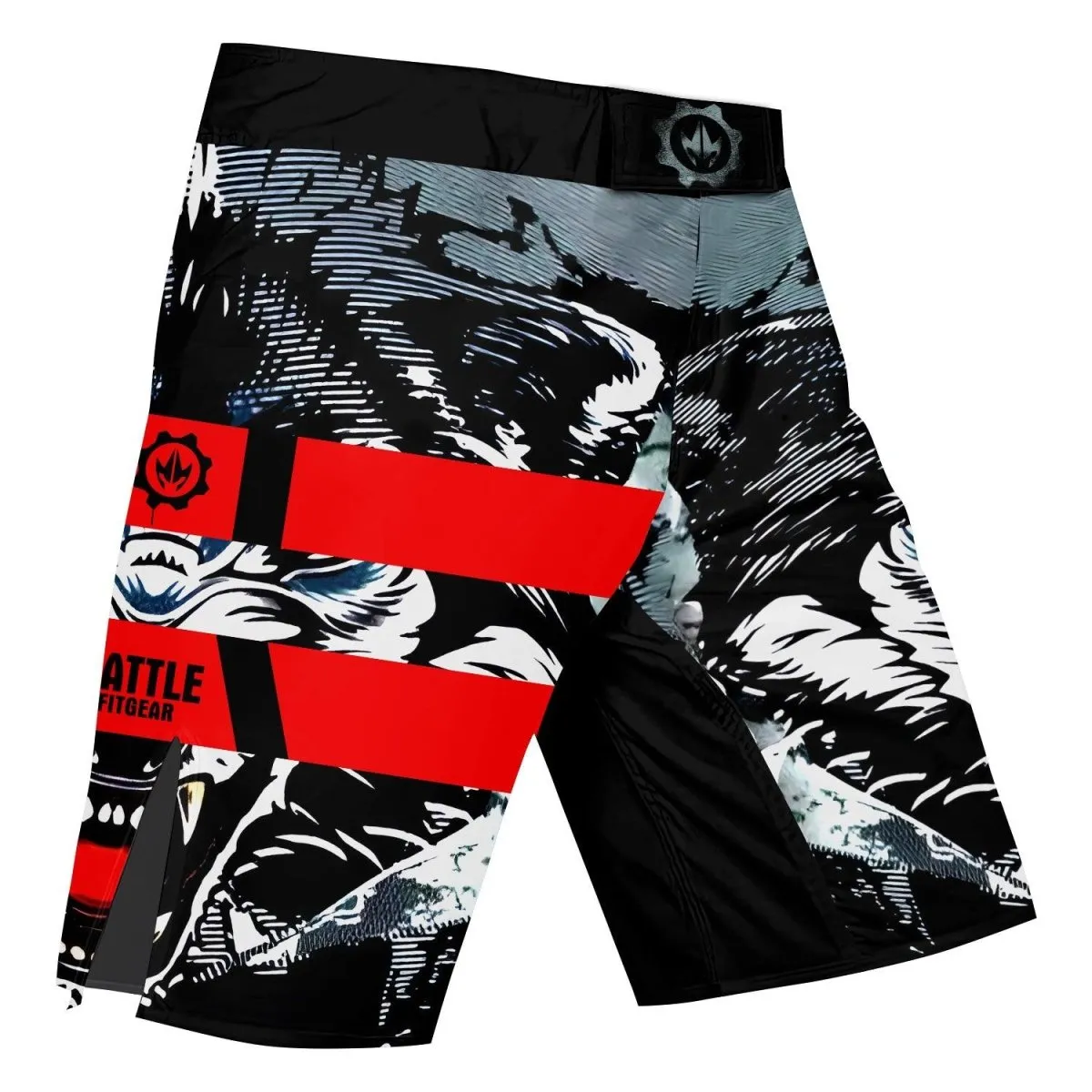 Angry Wolf Fight Shorts