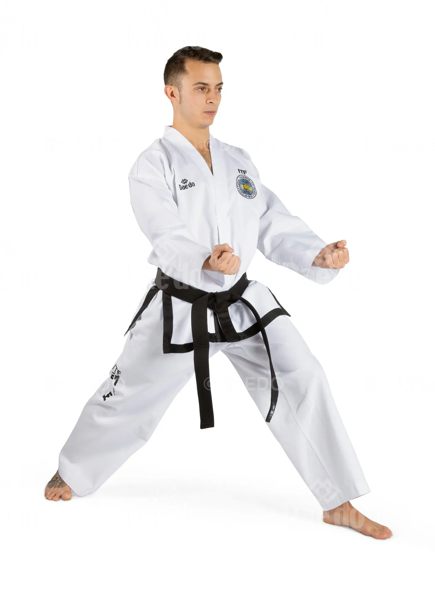 Daedo ITF-puku 1-3 dan - Valkoinen