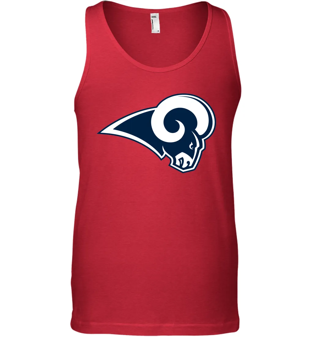 Gift Shirt Logo For Fan Rugby Team Los Angeles Rams Tank Top