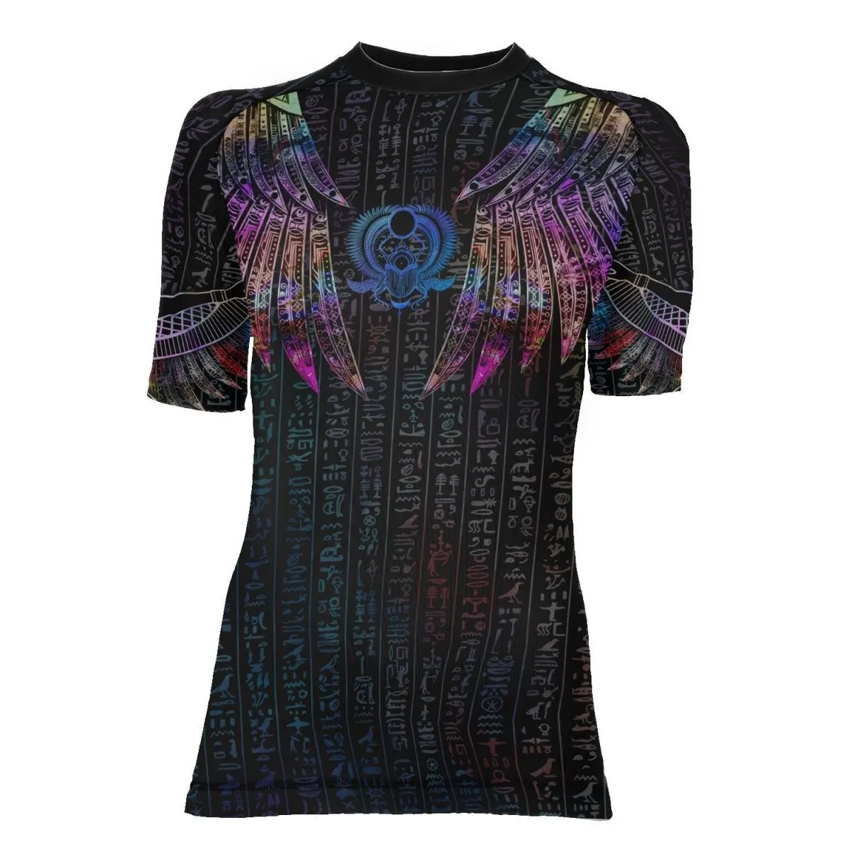 Goddess Of Motherly Love Aset Women's Short Sleeve Rash Guard
