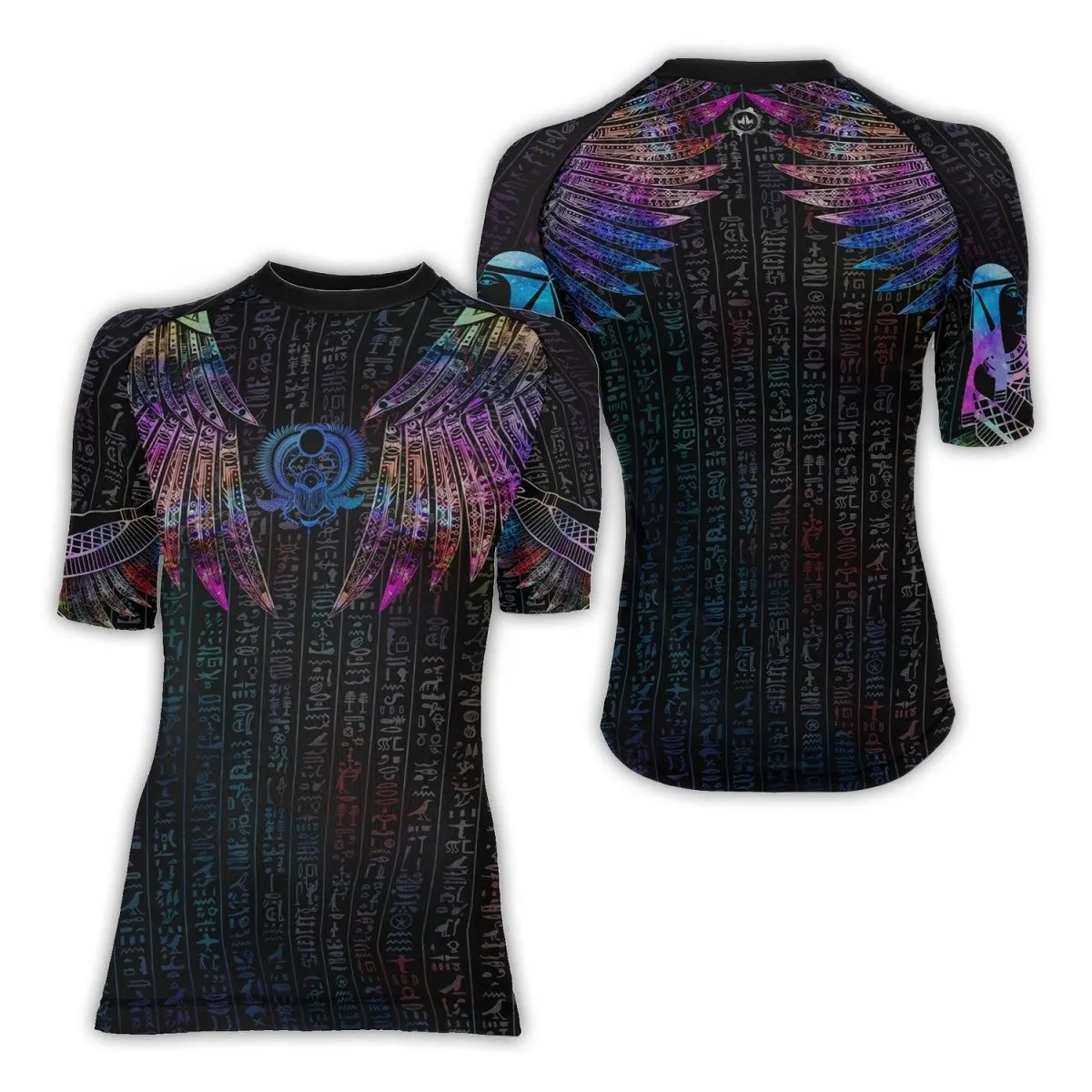 Goddess Of Motherly Love Aset Women's Short Sleeve Rash Guard