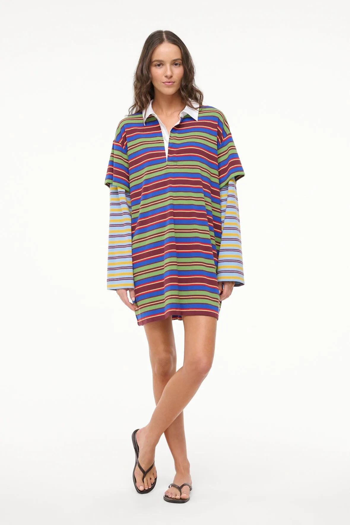 IVAR DRESS | SPECTRUM STRIPE LINUS STRIPE