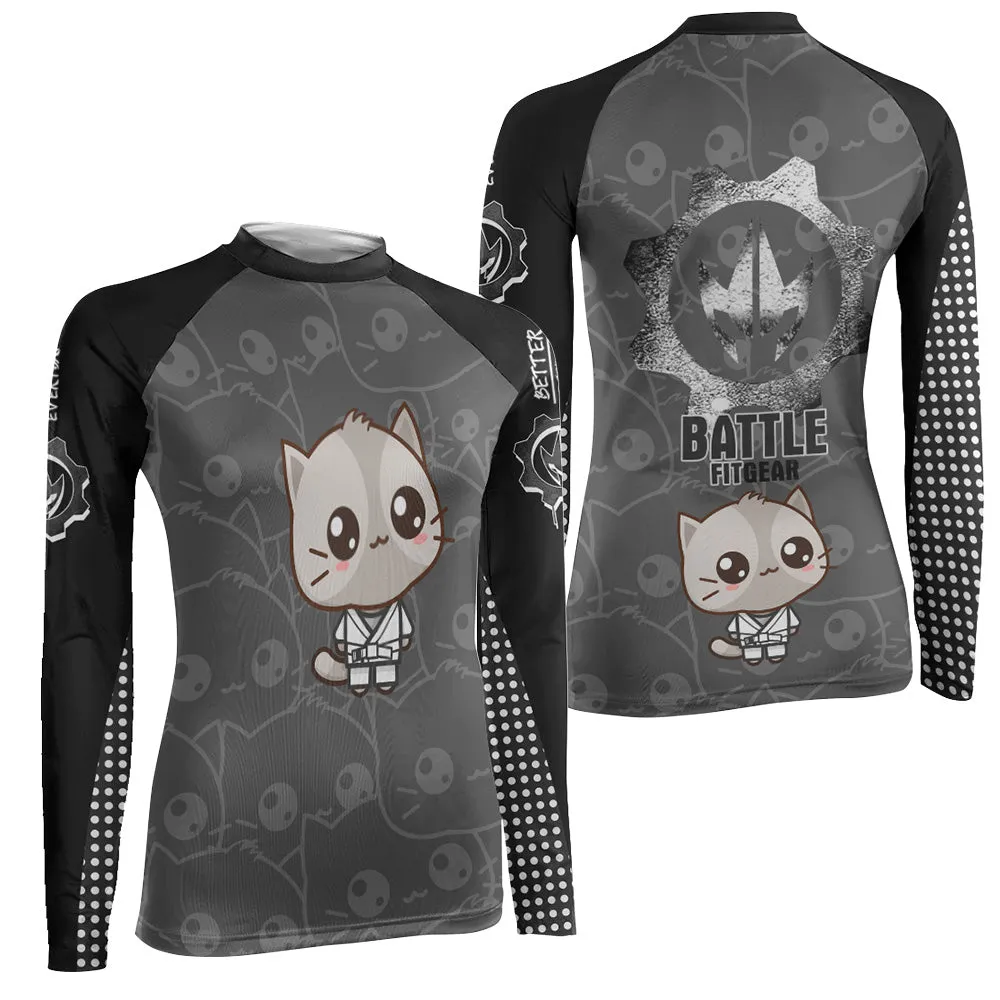 Kimeora Pink Women's Long Sleeve Rash Guard