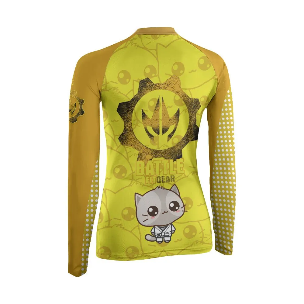 Kimeora Pink Women's Long Sleeve Rash Guard