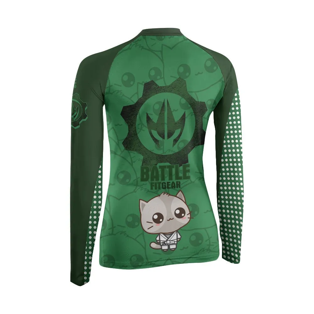Kimeora Pink Women's Long Sleeve Rash Guard