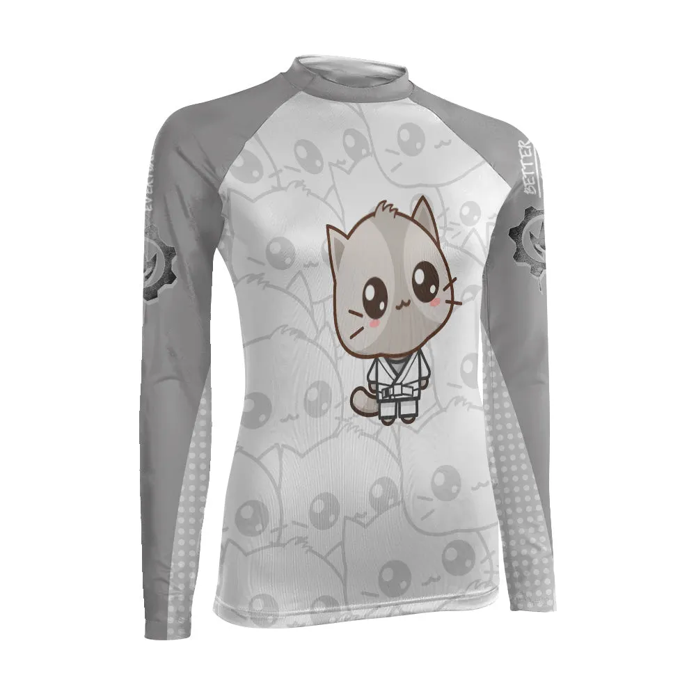 Kimeora Pink Women's Long Sleeve Rash Guard