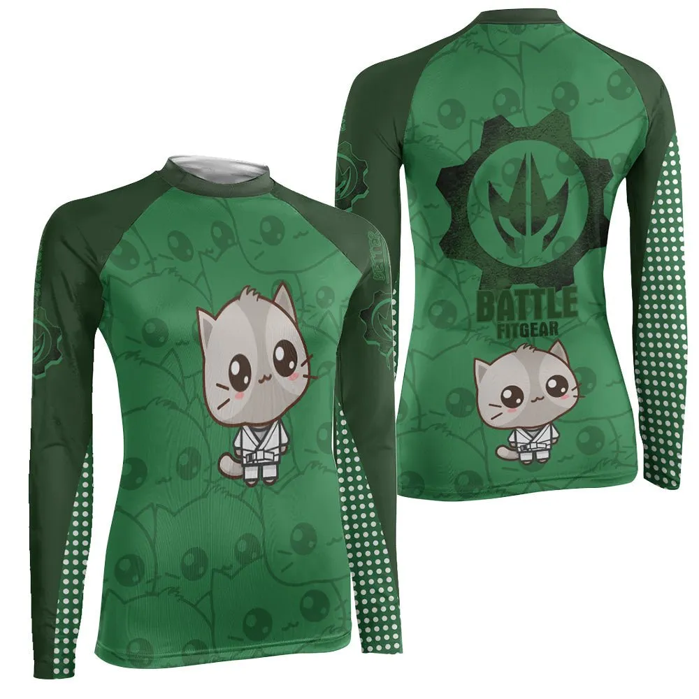 Kimeora Pink Women's Long Sleeve Rash Guard