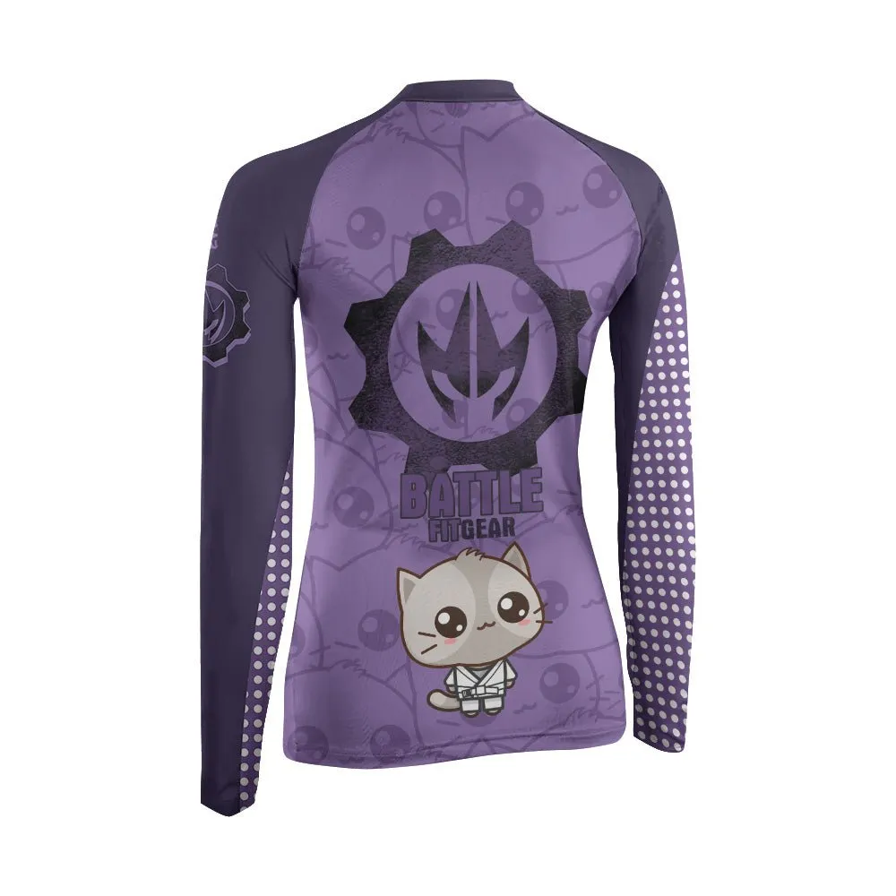 Kimeora Pink Women's Long Sleeve Rash Guard