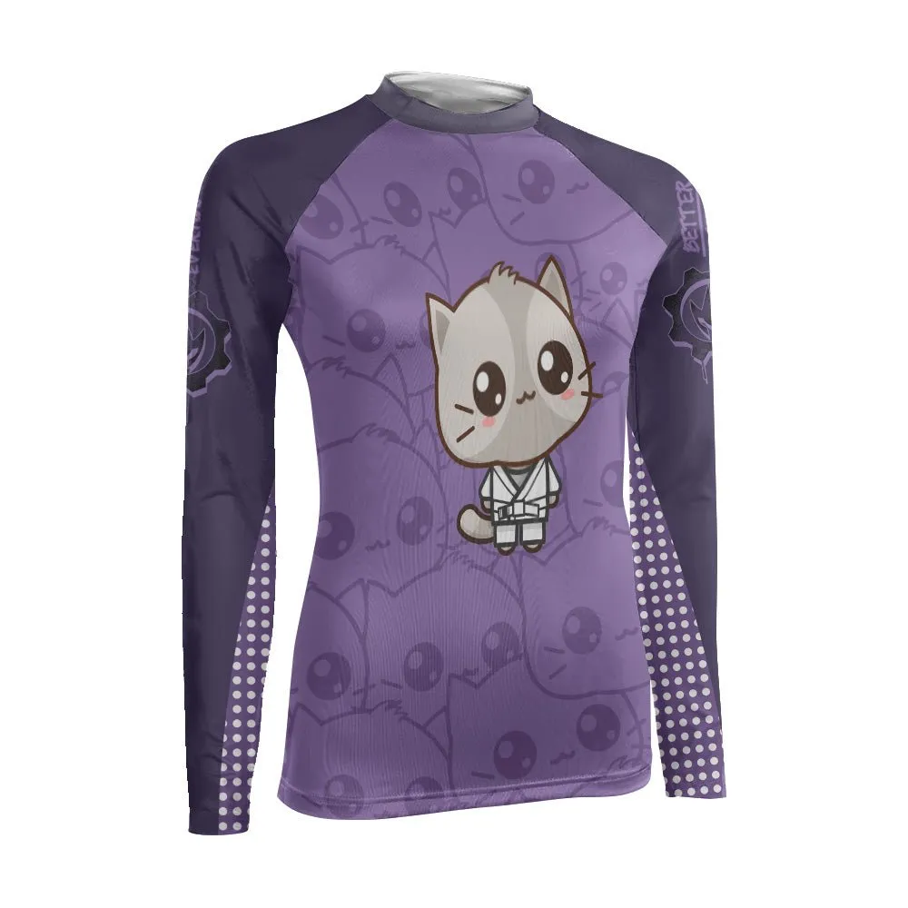 Kimeora Pink Women's Long Sleeve Rash Guard