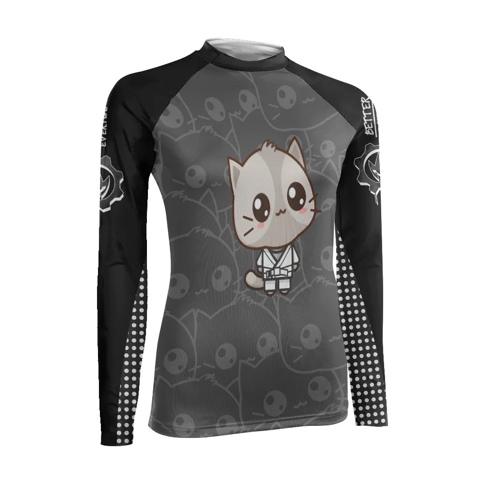 Kimeora Pink Women's Long Sleeve Rash Guard