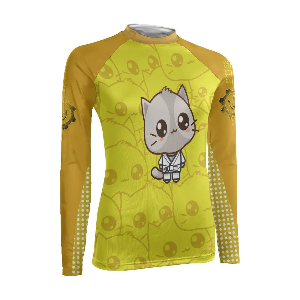 Kimeora Pink Women's Long Sleeve Rash Guard