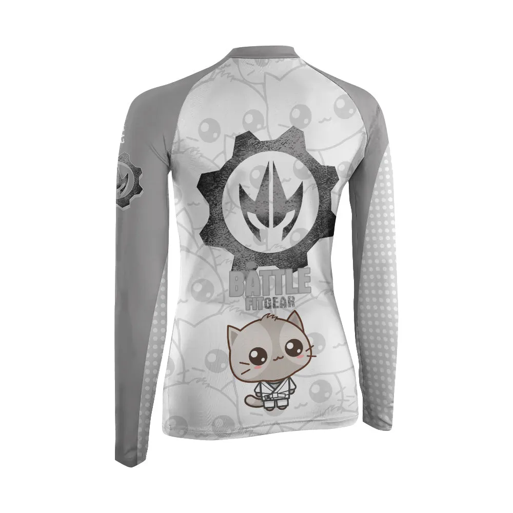 Kimeora Pink Women's Long Sleeve Rash Guard
