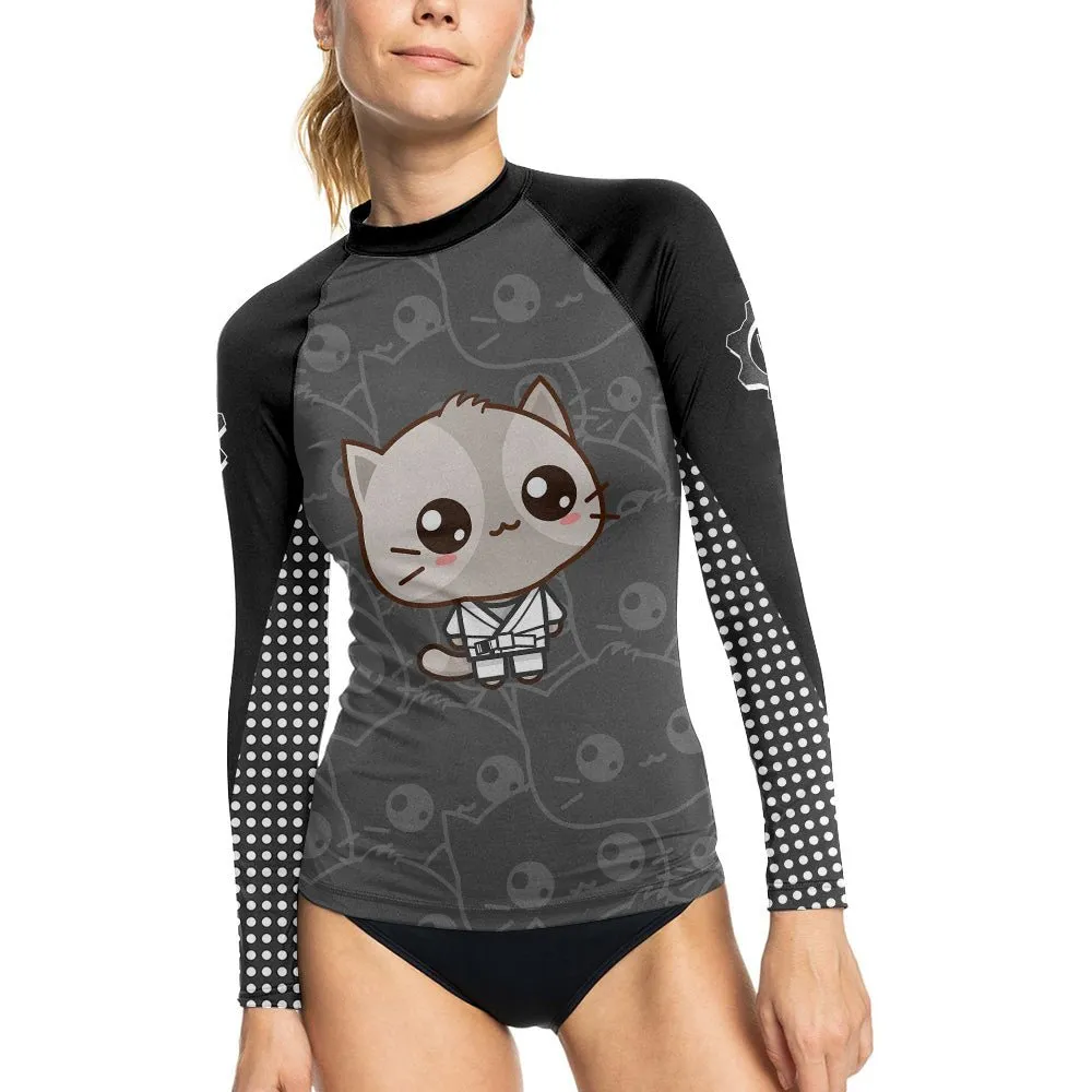 Kimeora Pink Women's Long Sleeve Rash Guard