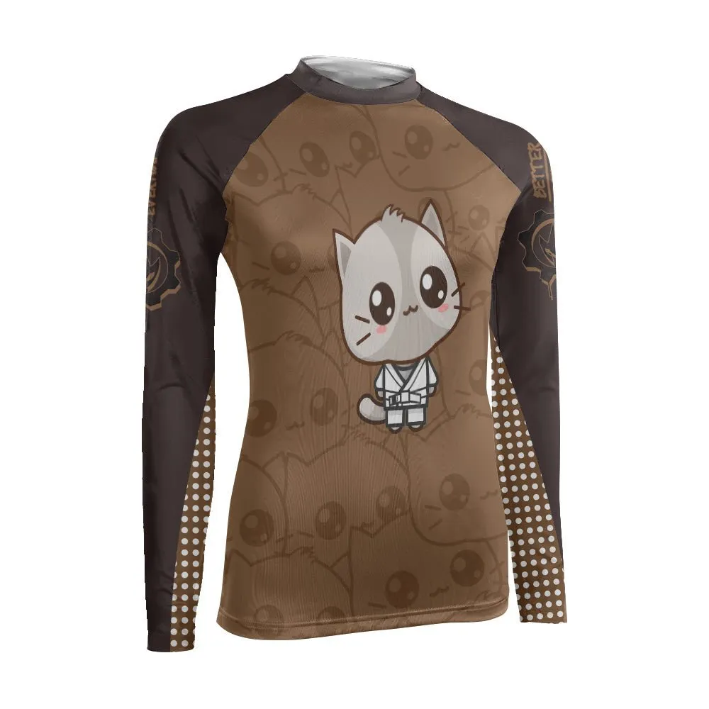 Kimeora Pink Women's Long Sleeve Rash Guard