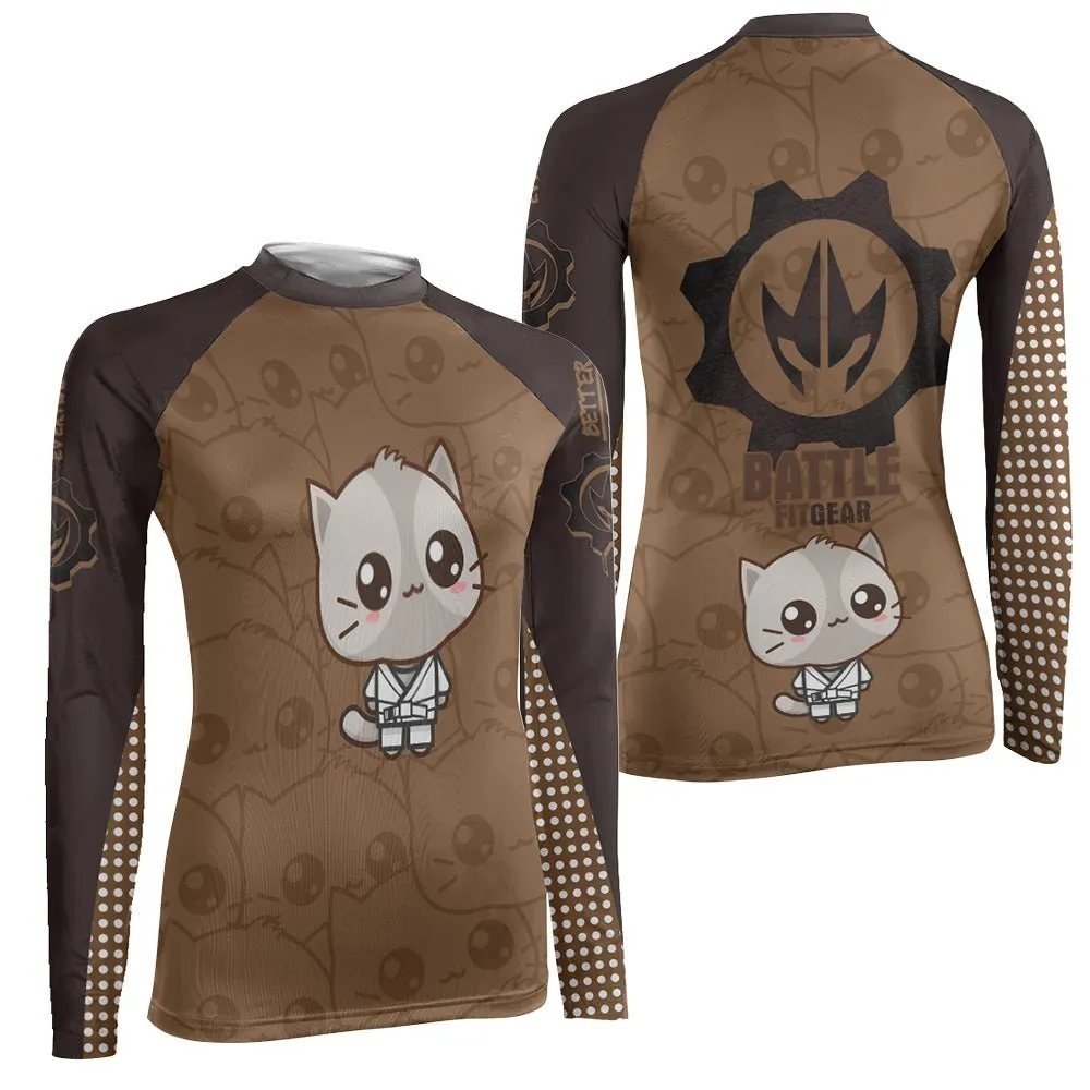 Kimeora Pink Women's Long Sleeve Rash Guard