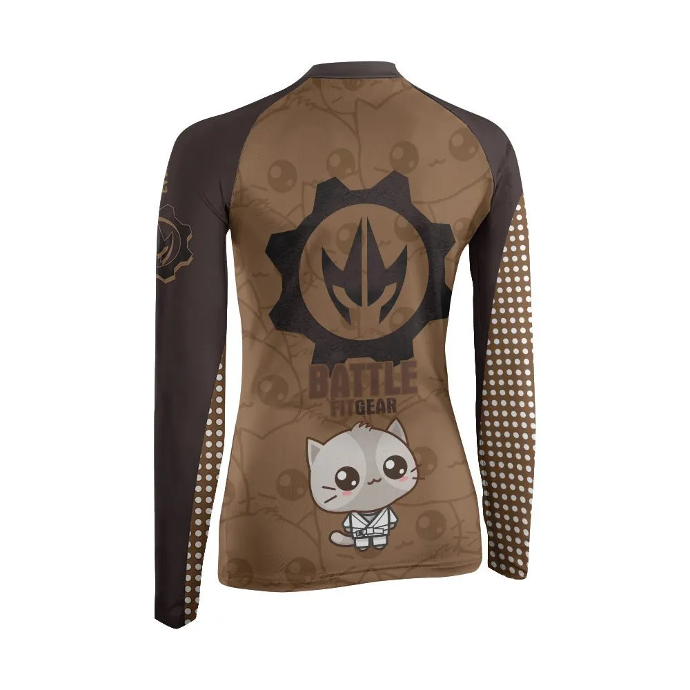 Kimeora Pink Women's Long Sleeve Rash Guard