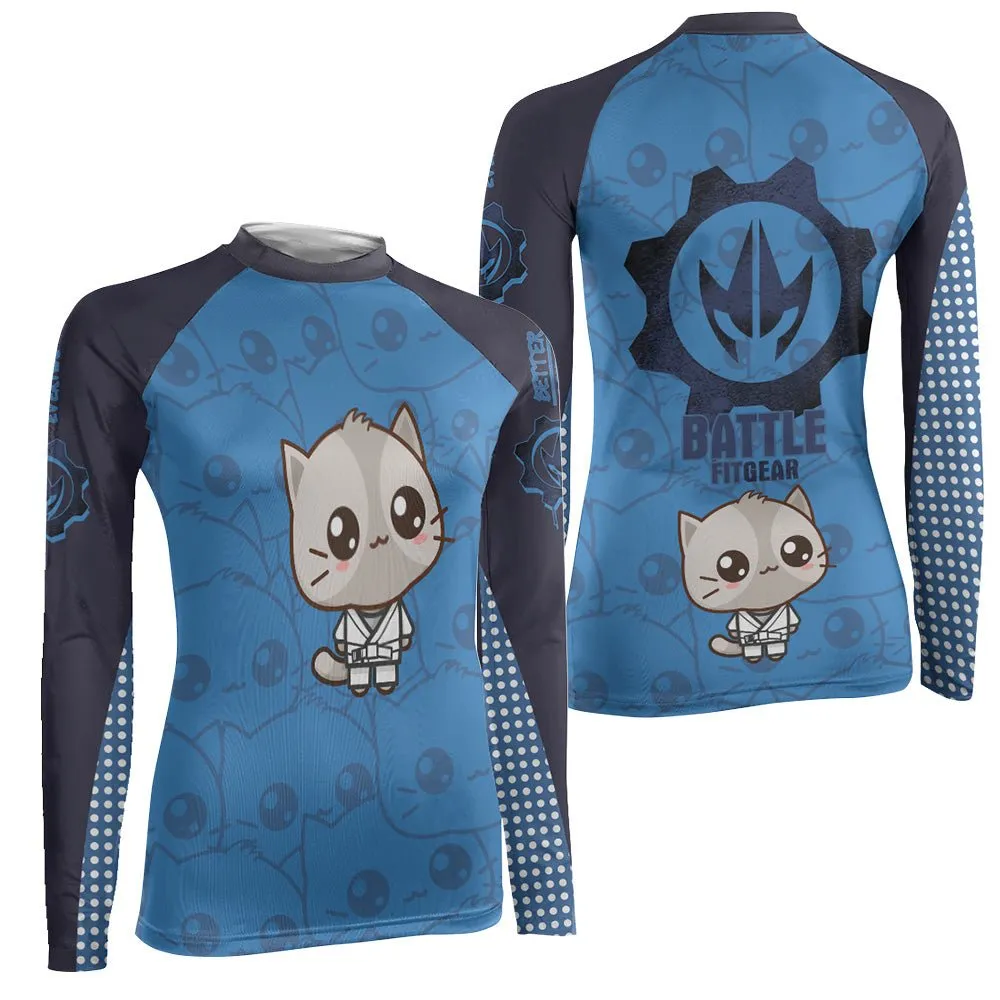 Kimeora Pink Women's Long Sleeve Rash Guard