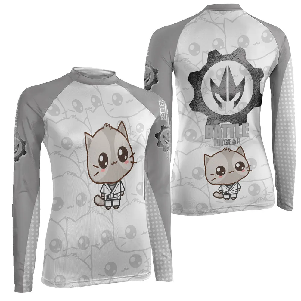 Kimeora Pink Women's Long Sleeve Rash Guard