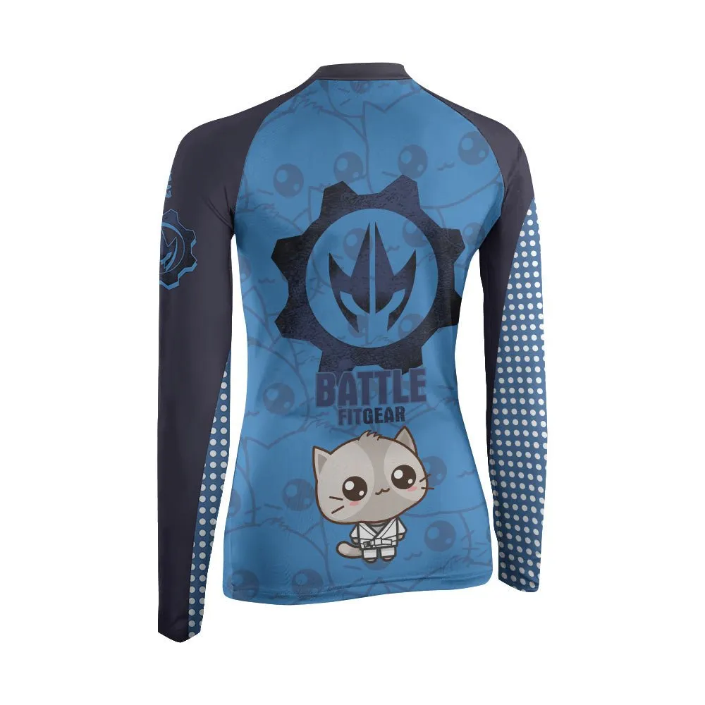 Kimeora Pink Women's Long Sleeve Rash Guard