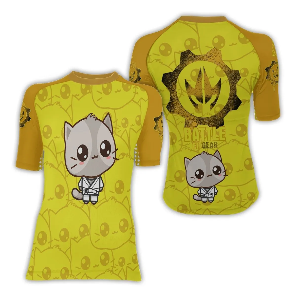 Kimeora Pink Women's Short Sleeve Rash Guard