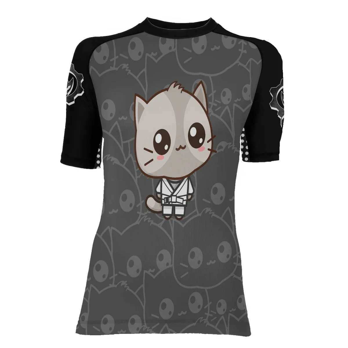 Kimeora Pink Women's Short Sleeve Rash Guard