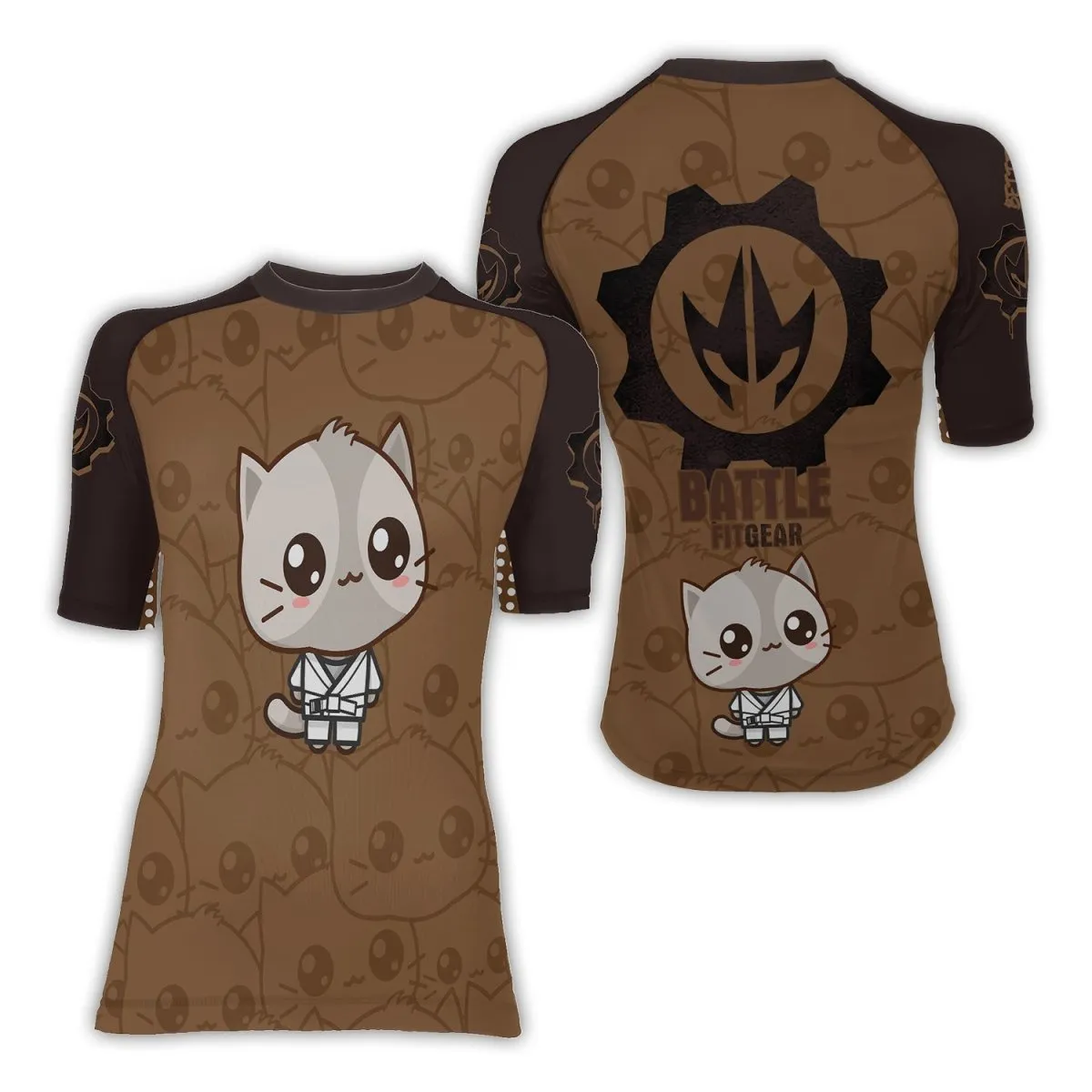 Kimeora Pink Women's Short Sleeve Rash Guard