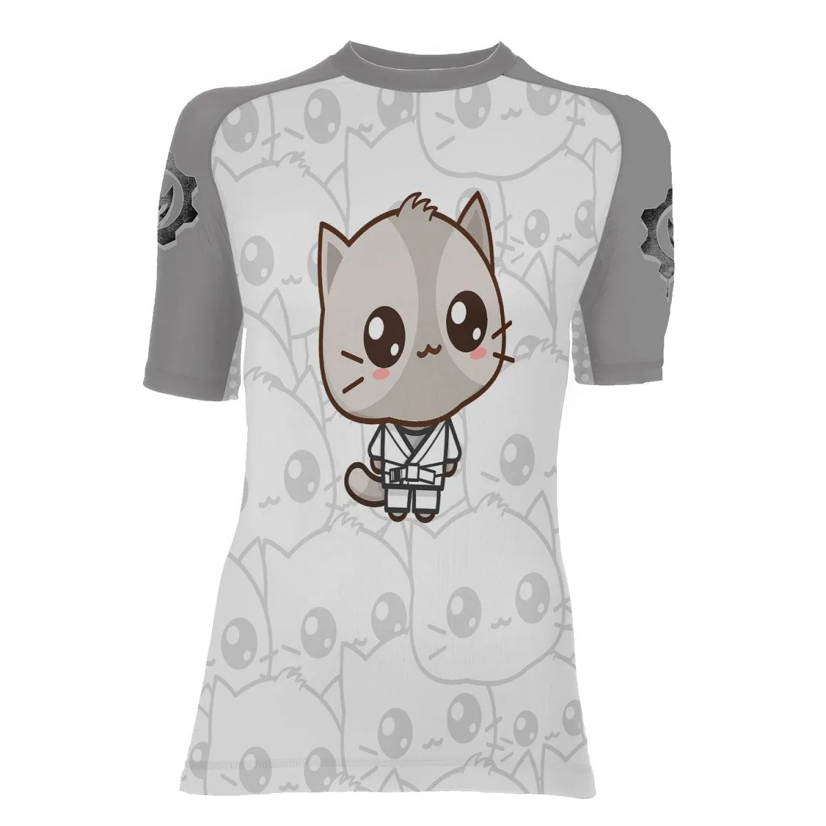 Kimeora Pink Women's Short Sleeve Rash Guard