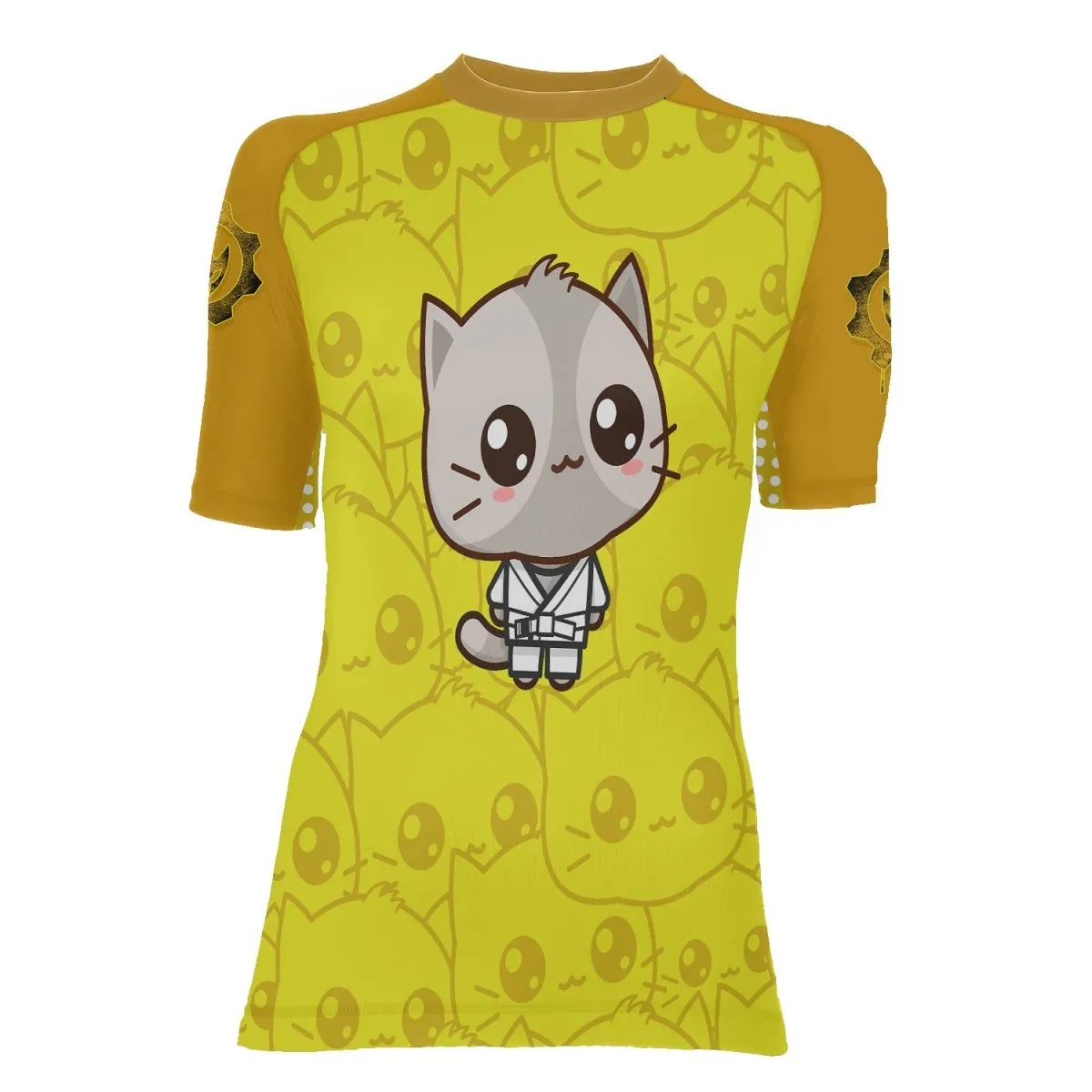 Kimeora Pink Women's Short Sleeve Rash Guard