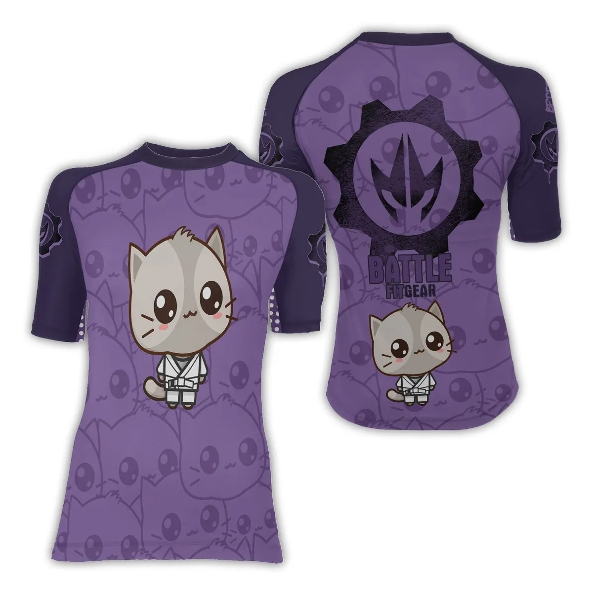 Kimeora Pink Women's Short Sleeve Rash Guard