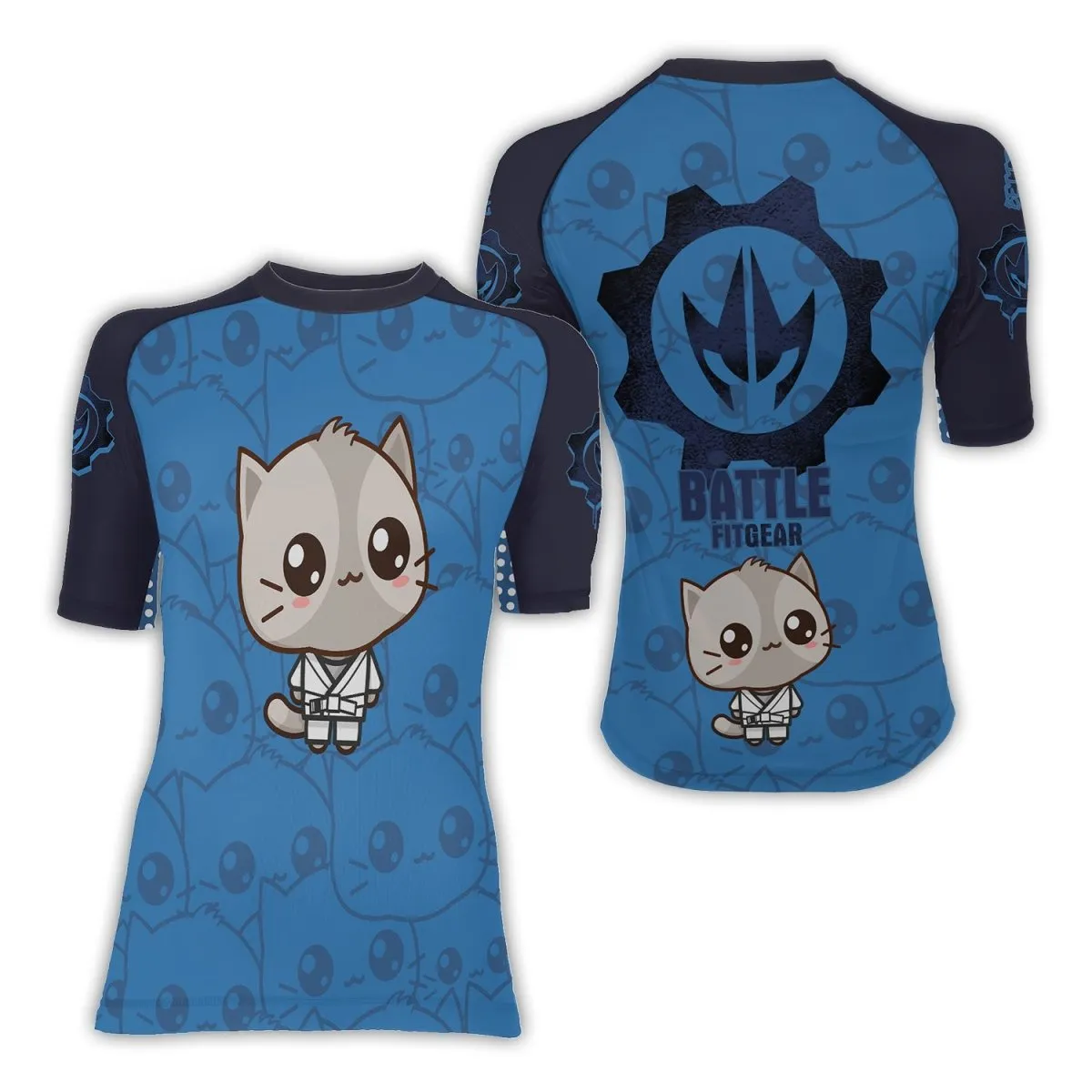 Kimeora Pink Women's Short Sleeve Rash Guard