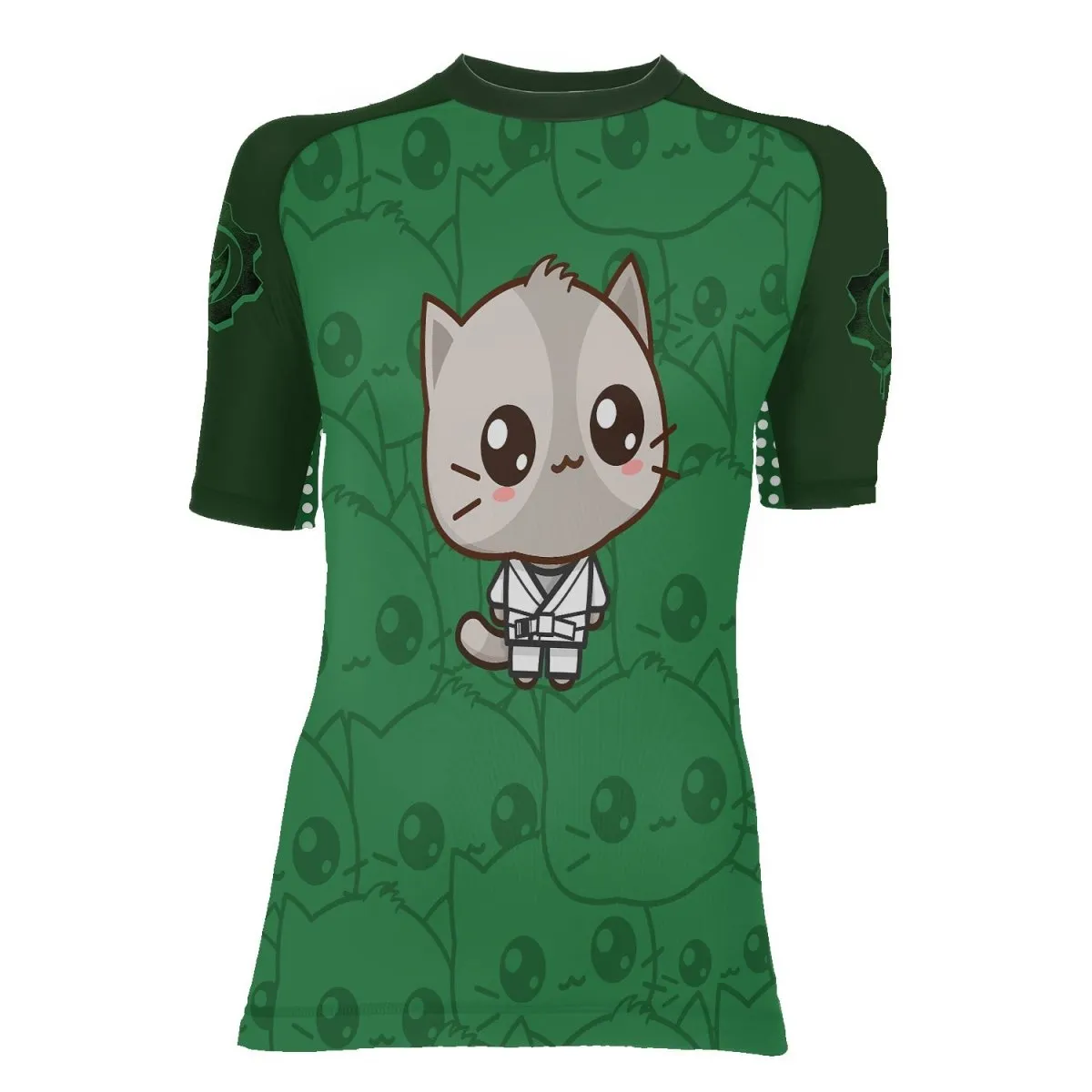 Kimeora Pink Women's Short Sleeve Rash Guard