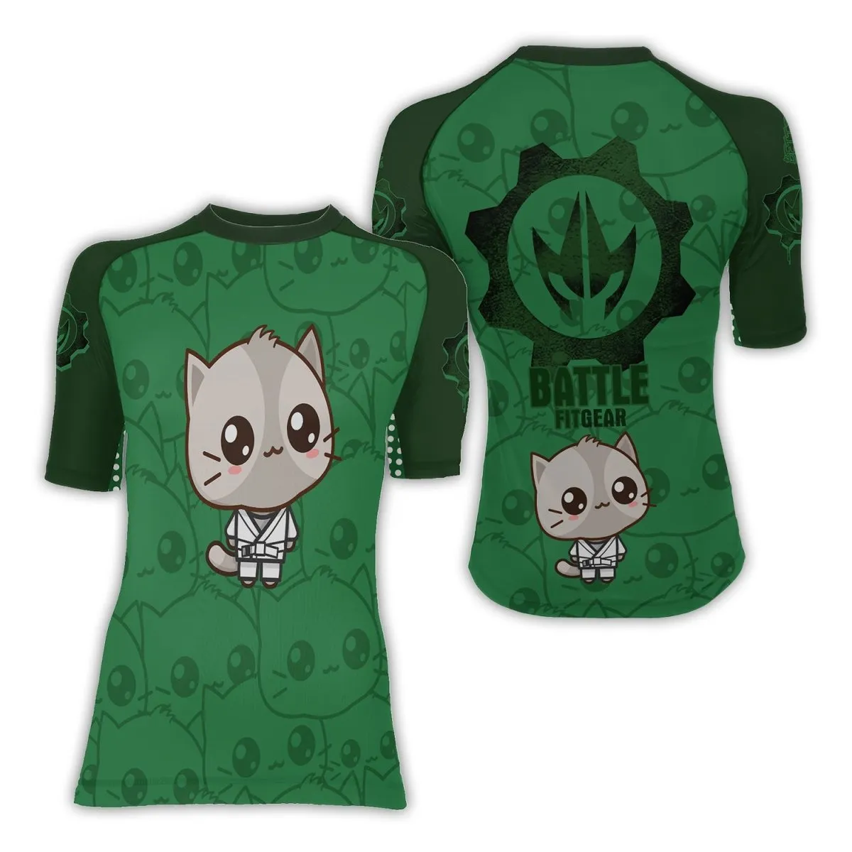 Kimeora Pink Women's Short Sleeve Rash Guard