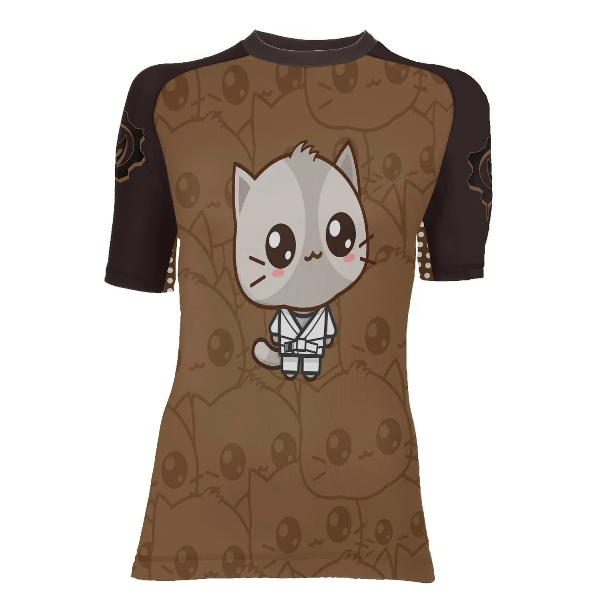 Kimeora Pink Women's Short Sleeve Rash Guard