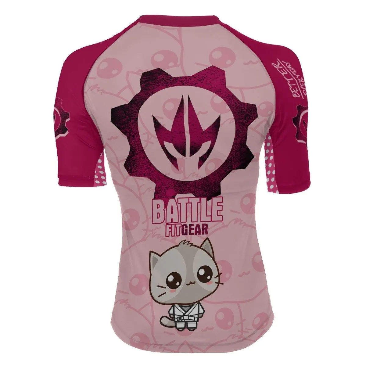 Kimeora Pink Women's Short Sleeve Rash Guard