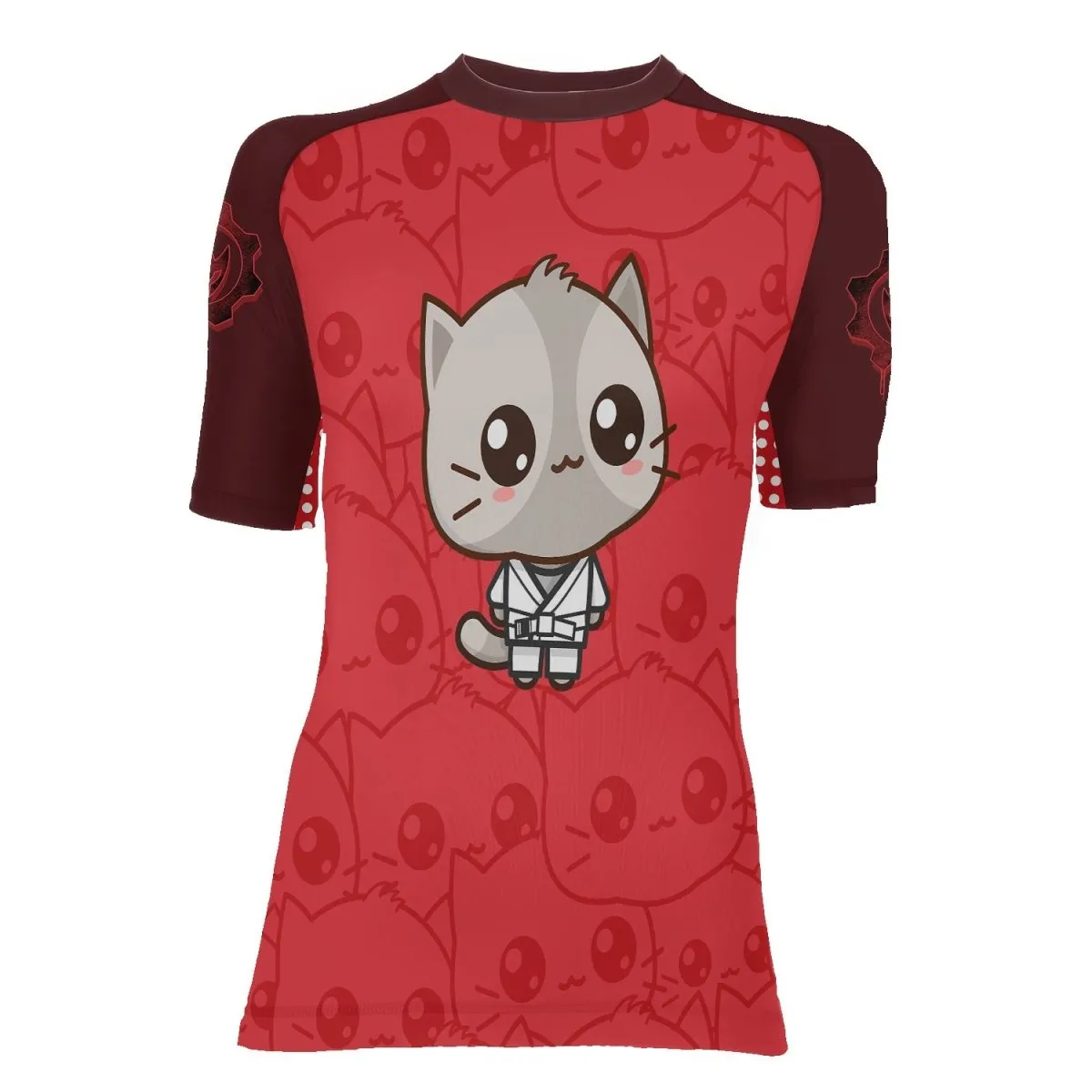 Kimeora Pink Women's Short Sleeve Rash Guard