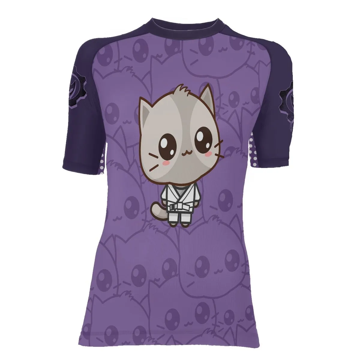 Kimeora Pink Women's Short Sleeve Rash Guard