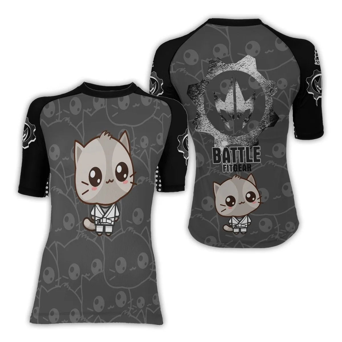 Kimeora Pink Women's Short Sleeve Rash Guard