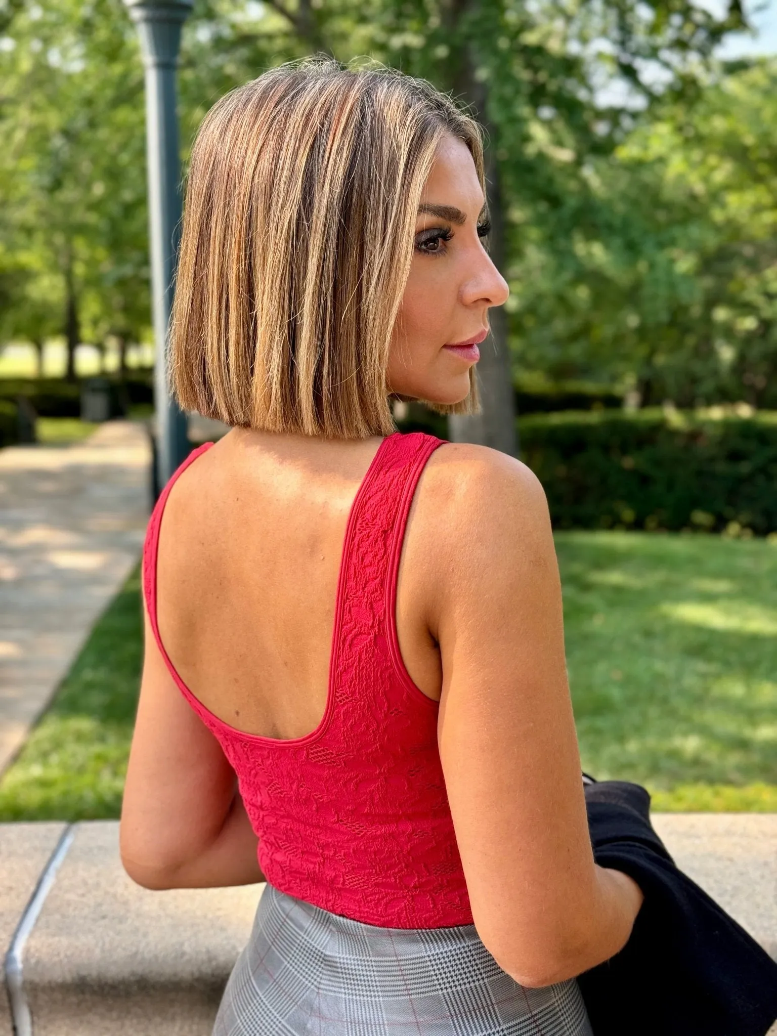 Lace Crop Tank