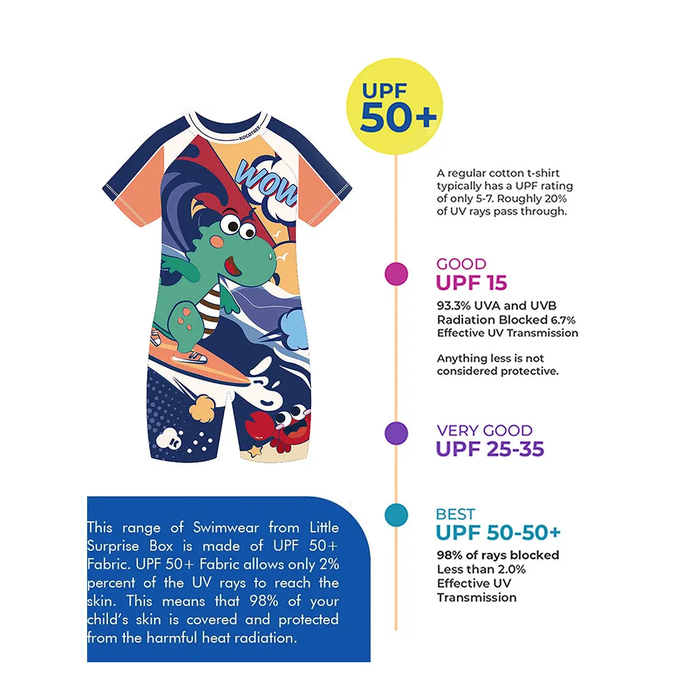 Little Surprise Box The Wow Dino Swimwear for Kids and Toddlers with UPF 50 