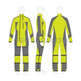 Mens One Piece Ski Suit