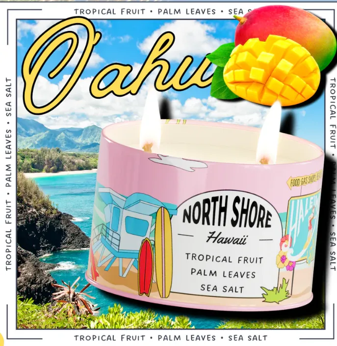 Postcards "North Shore" Candle
