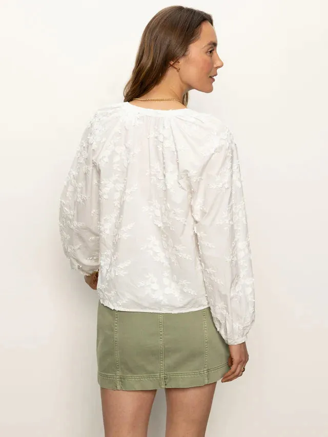 Sunday Bouquet Blouse - White